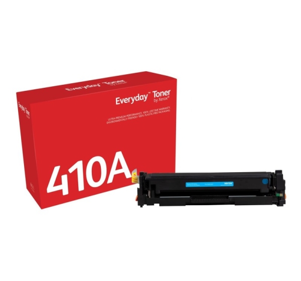 Everyday™ Cyan Toner by Xerox compatible with HP 410A (CF411A), Standard capacity