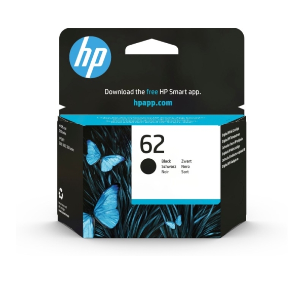 HP 62 Black Original Ink Cartridge
