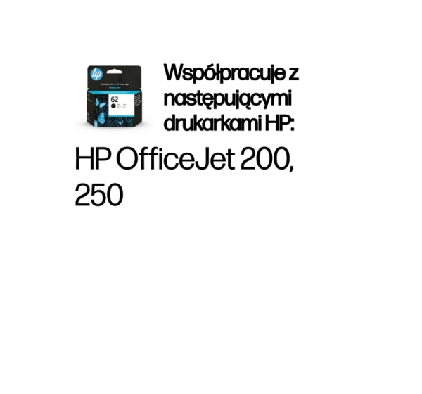 HP 62 Black Original Ink Cartridge