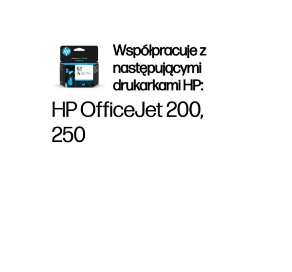 HP 62 Tri-color Original Ink Cartridge