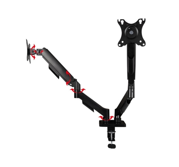 HQ LCD TV mount 17"-32" for desk with double joint