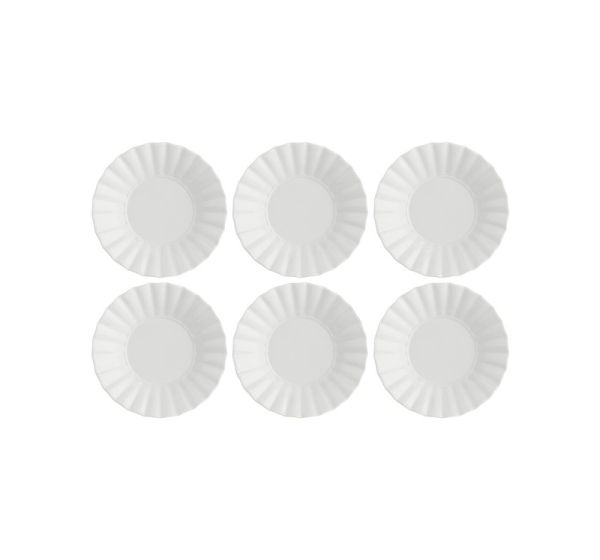 Set of 6 Ducale Soup Plates - White, 22 cm