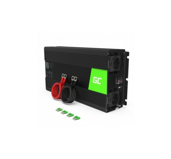 Green Cell INV21 power adapter/inverter Auto 6000 W Black