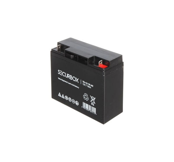 Battery 12V/18Ah Securbox