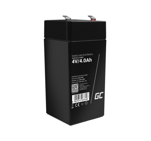 Green Cell AGM37 industrial rechargeable battery Sealed Lead Acid (VRLA) 4000 mAh 4 V