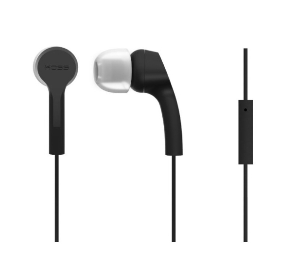Koss | Headphones | KEB9iK | Wired | In-ear | Microphone | Black