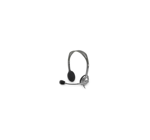 Logitech | LGT-H110 | Stereo headset | Black, Silver
