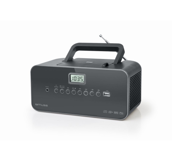 Muse | Portable radio | M-28DG | AUX in | Grey