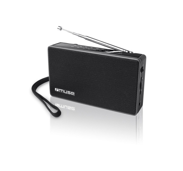 Muse | M-030R | 2-band portable radio | Black