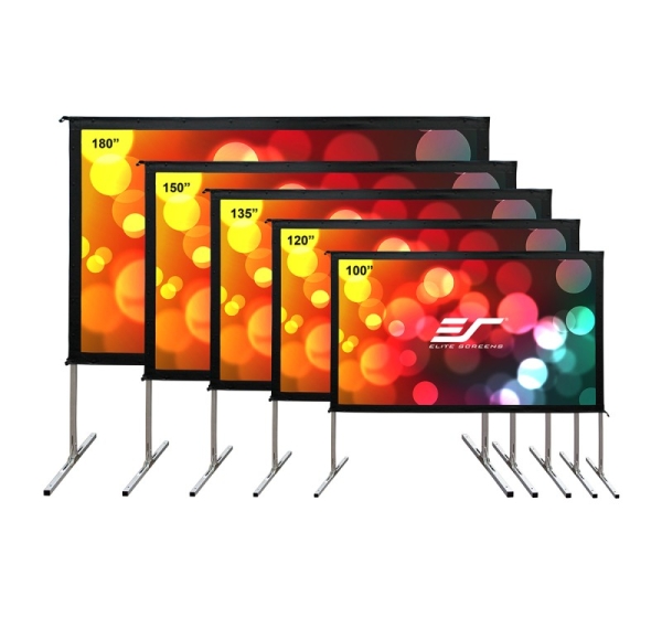 Elite Screens Yard Master 2 Mobile Outdoor screen WV-Dual OMS120H2-DUAL Diagonal 120 "