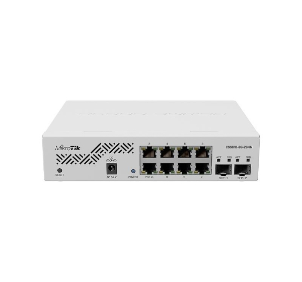 MikroTik Cloud Router Switch CSS610-8G-2S+IN Web managed