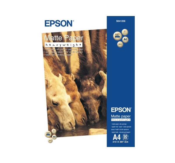 Matte Paper Heavy Weight, DIN A4, 167g/mÂ², 50 Sheets