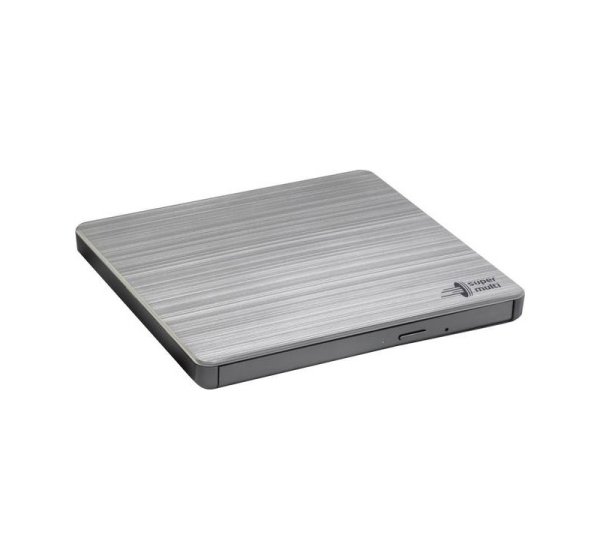 H.L Data Storage | Ultra Slim Portable DVD-Writer | GP60NS60 | Interface USB 2.0 | DVD±R/RW | CD read speed 24 x | CD write speed 24 x | Silver | Desktop/Notebook