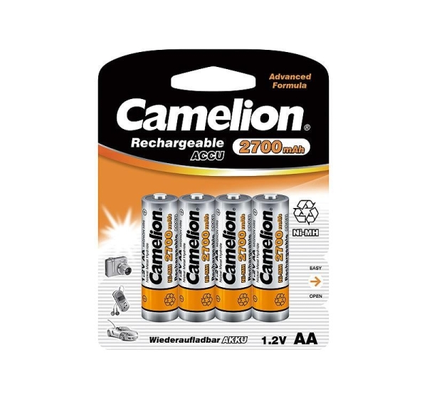 Camelion AA/HR6 2700 mAh Rechargeable Batteries Ni-MH