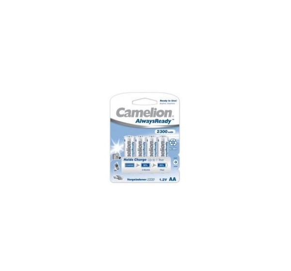 Camelion AA/HR6 2300 mAh AlwaysReady Rechargeable Batteries Ni-MH