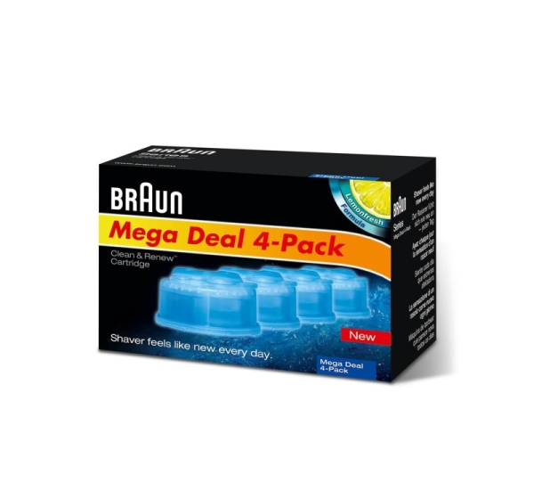 Braun | Refills 4 Pack | Clean and Renew CCR4 3+1