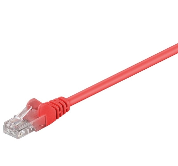 Goobay | CAT 5e patch cable, U/UTP, Red, 10 m | 68349