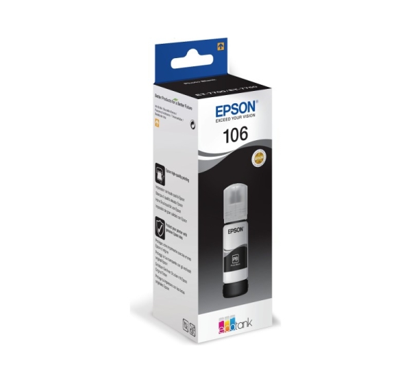 Epson Ecotank Photo | 106 | Ink Bottle | Black