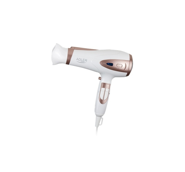 Adler | Hair Dryer | AD 2248 | 2400 W | Number of temperature settings 3 | Ionic function | Diffuser nozzle | White