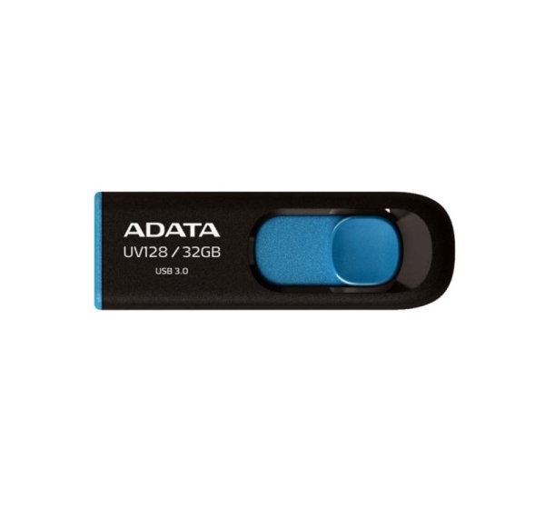 ADATA | UV128 | 128 GB | USB Type-A | Black/Blue