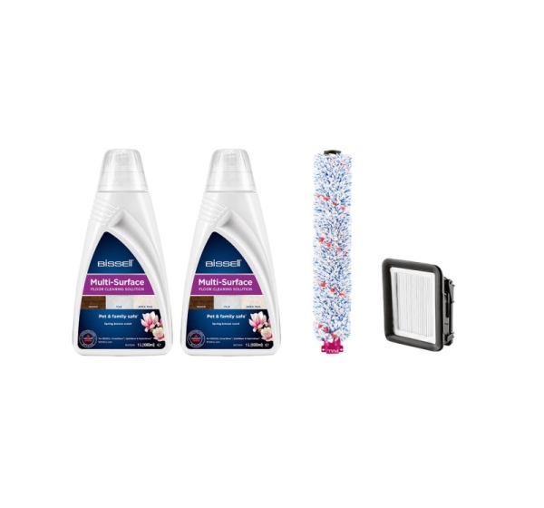 Bissell | Cleaning Pack | MultiSurface (2xDetergents+Brushroll+Filter)