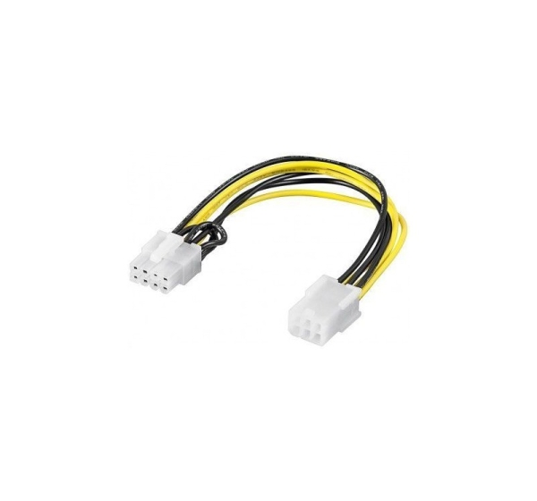 Goobay | Power cable/adapter for PC graphics card; PCI-E/PCI Express; 6-pin to 8-pin