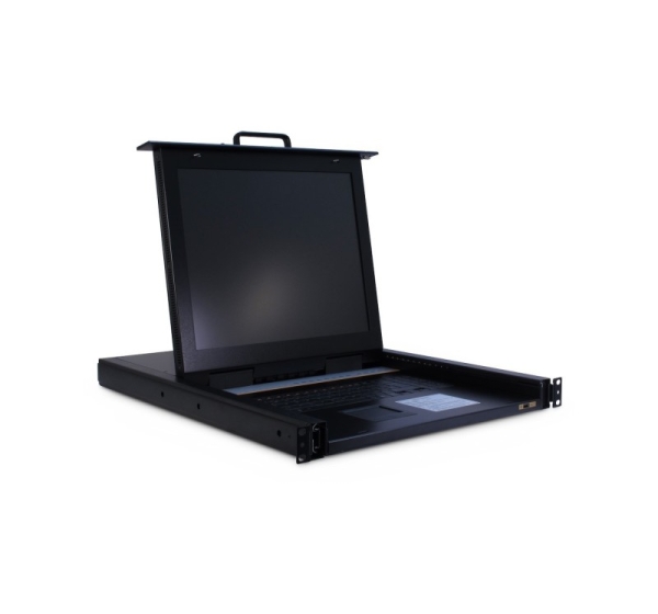 Inter-Tech KVM-1708 rack console 43.2 cm (17") 1280 x 1024 pixels Steel Black