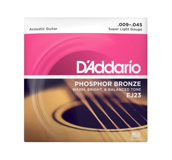 D'Addario EJ23 - acoustic guitar strings (9 - 45)