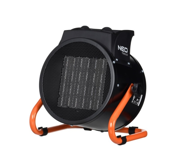 NEO TOOLS 90-063 electric space heater Ceramic PTC 3000 W Black