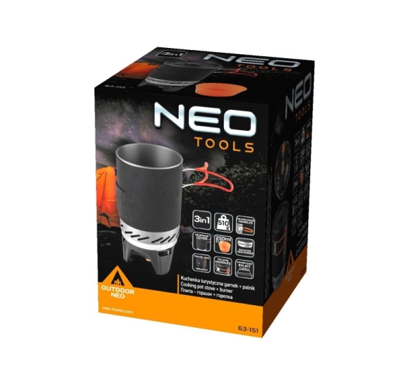 Camping stove pot + burner
