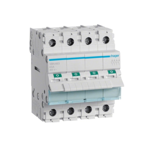 Hager SBN463 circuit breaker 4 4 module(s)