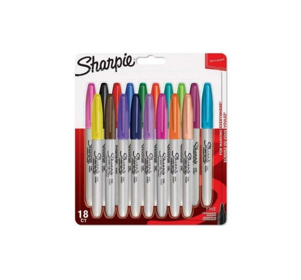 Sharpie Fine marker 18 pc(s) Fine tip Multicolour
