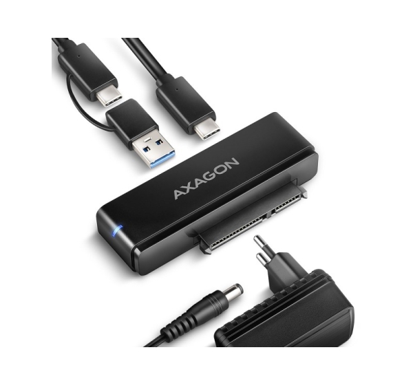 Axagon ADSA-FPX USB-C 10Gbps FAST PORT X adapter for 2.5"/3.5" SSD/HDD