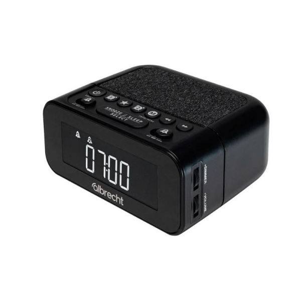Albrecht DR 451 DAB+/UKW Radiowecker, schwarz