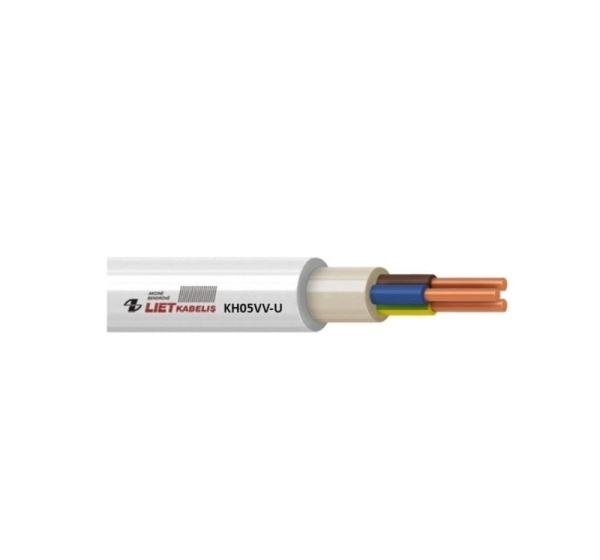 CABLE KH05VV-U/NYM 3X1.5 WHITE 25M