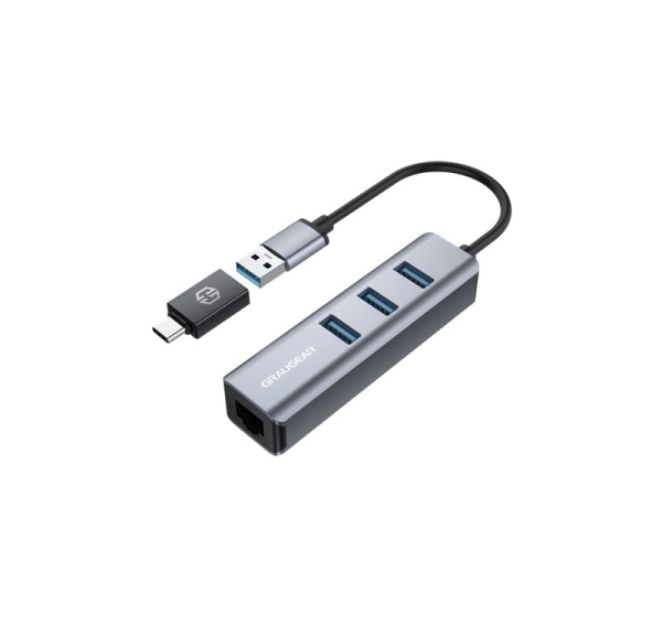 GRAUGEAR G-HUB31L-A USB 3.2 Gen 1 (3.1 Gen 1) Type-A 5000 Mbit/s