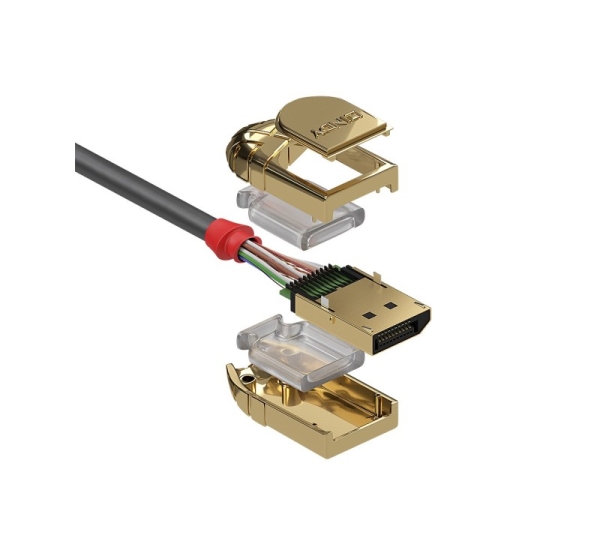 Lindy 3m DisplayPort 1.4 Cable, Gold Line