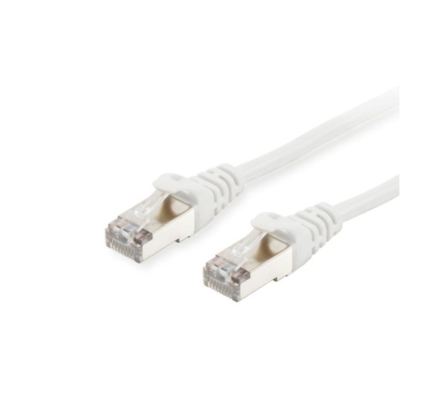 Equip Cat.6A S/FTP Patch Cable, White, 25m