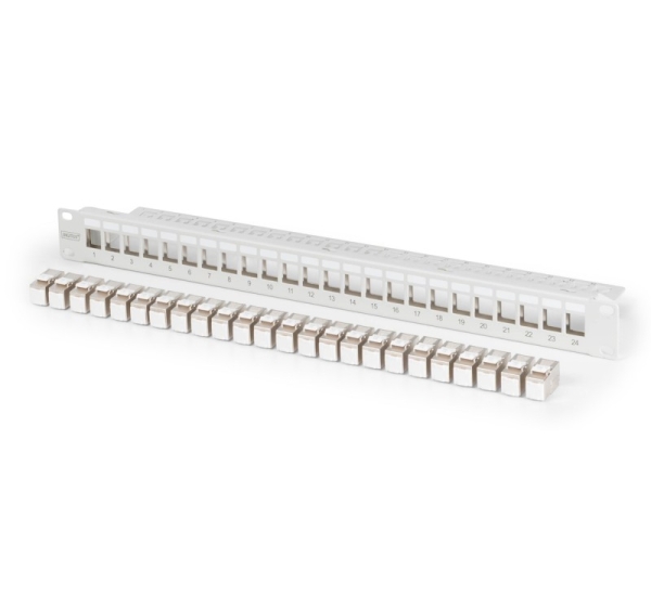Digitus Modular patch panel, 24-port, equipped with 24x DN-93615