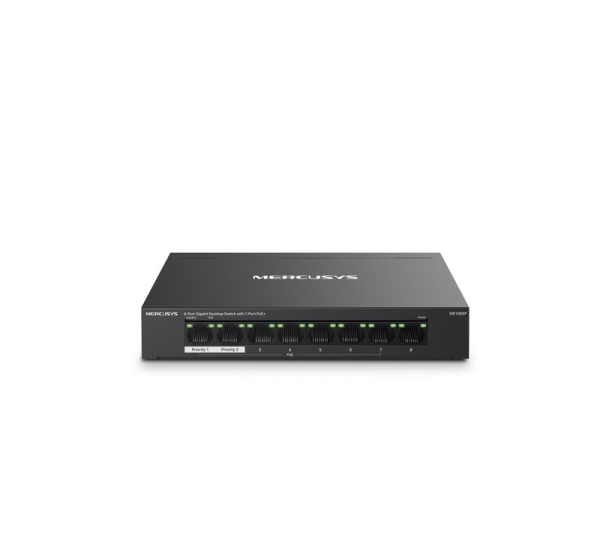 Mercusys 8-Port Gigabit Desktop Switch with 7-Port PoE+