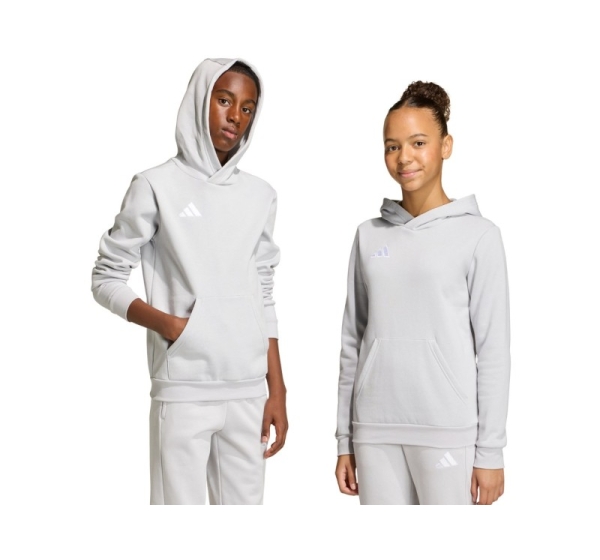 Bluza dla dzieci adidas Entrada 26 Hoody szara JZ6562 140cm
