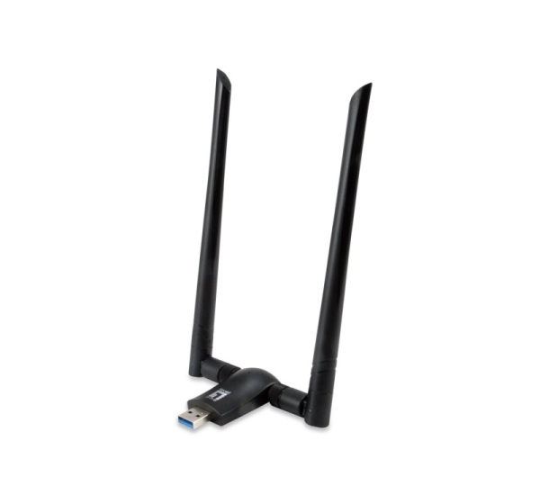 LevelOne AC1200 Dual Band Wireless USB Network Adapter, 1-13 Channel