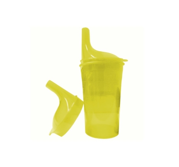 Safety cup to eat and drink Yellow