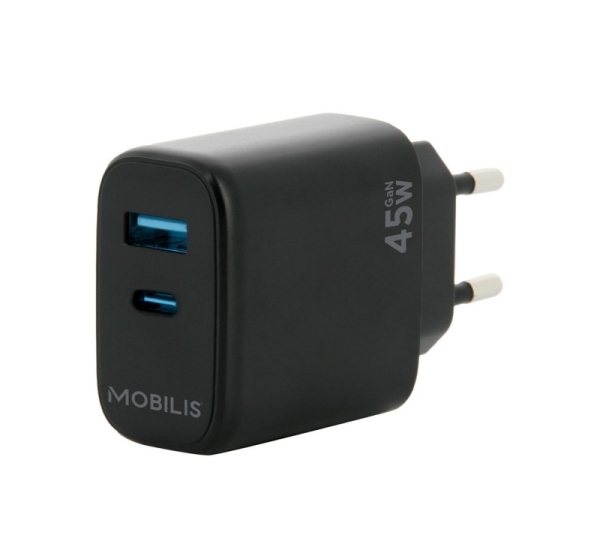 Mobilis 001363 mobile device charger Universal Black AC Auto