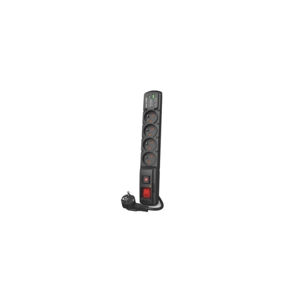 Acar F4 USB A+C surge protection cable (fast charger) 3m ; black