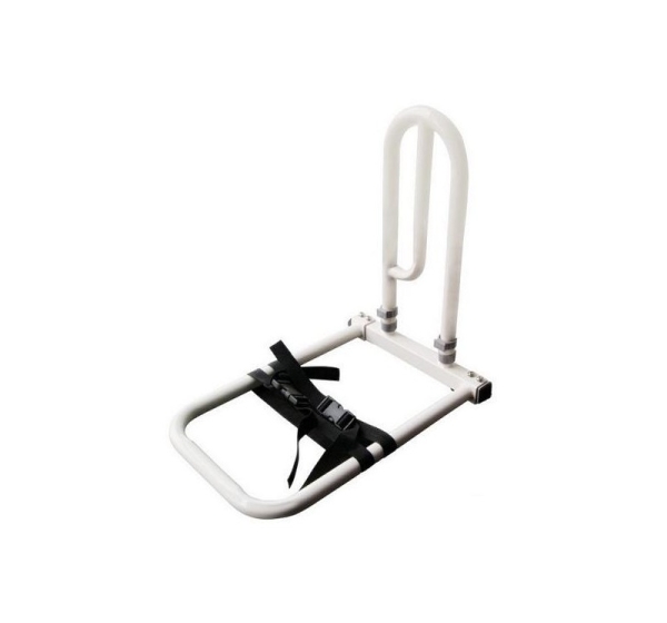 Height-adjustable bed rail making it easier to stand up