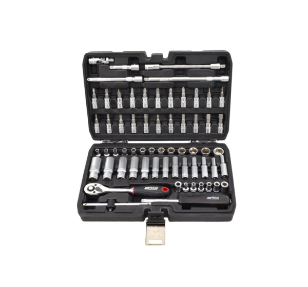 AWTOOLS ZESTAW KLUCZY 63el. 1/4" BLACK LINE