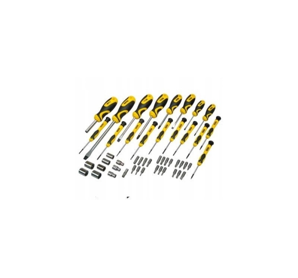 Screwdriver set 49 pcs. + bag