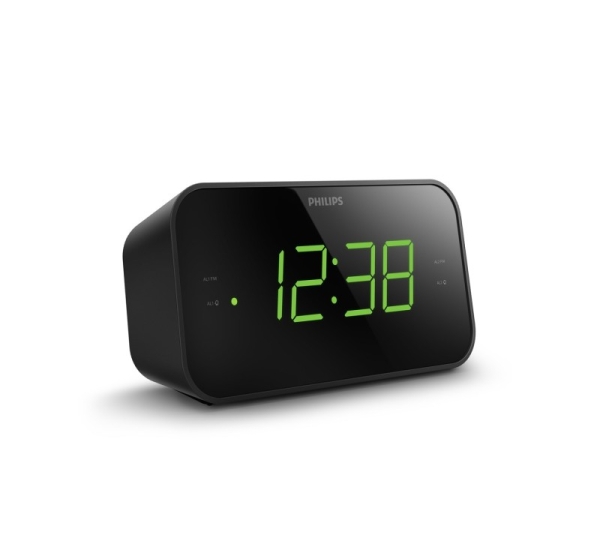 Philips TAR3306/12 alarm clock Digital alarm clock Black