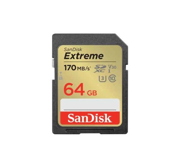 SD Extreme UHS-I Card 64GB SanDisk SDXC